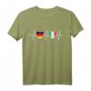 Deutschland und Italien Flaggen T-Shirt – Patriotisches Design für Deutsch-Italiener, Urlaub, Städtetrip & kulturelles Statement