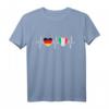 Deutschland und Italien Flaggen T-Shirt – Patriotisches Design für Deutsch-Italiener, Urlaub, Städtetrip & kulturelles Statement