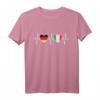 Deutschland und Italien Flaggen T-Shirt – Patriotisches Design für Deutsch-Italiener, Urlaub, Städtetrip & kulturelles Statement