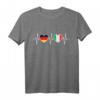 Deutschland und Italien Flaggen T-Shirt – Patriotisches Design für Deutsch-Italiener, Urlaub, Städtetrip & kulturelles Statement