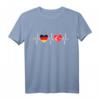 Deutschland und Türkei Türkische Fahne Flaggen T-Shirt – Stolz auf doppelte Staatsbürgerschaft, Urlaub & Integration in der Türkei