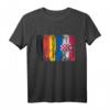 Deutschland Kroatien Flaggen T-Shirt - Stolz auf doppelte Staatsbürgerschaft, Reise, Integration & Gastfreundschaft