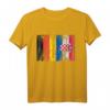 Deutschland Kroatien Flaggen T-Shirt - Stolz auf doppelte Staatsbürgerschaft, Reise, Integration & Gastfreundschaft