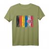 Deutschland Kroatien Flaggen T-Shirt - Stolz auf doppelte Staatsbürgerschaft, Reise, Integration & Gastfreundschaft