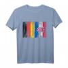 Deutschland Kroatien Flaggen T-Shirt - Stolz auf doppelte Staatsbürgerschaft, Reise, Integration & Gastfreundschaft