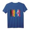 Deutschland Kroatien Flaggen T-Shirt - Stolz auf doppelte Staatsbürgerschaft, Reise, Integration & Gastfreundschaft