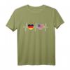Deutschland & USA Doppelstaatsbürgerschaft Flaggen T-Shirt – Perfekt für Reisen, Urlaub & Städtetrips in New York, Las Vegas, Miami & San Francisco
