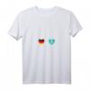 Damen Deutschland und Kasachstan Flaggen T-Shirt mit V-Ausschnitt – Zeichen für doppelte Staatsbürgerschaft, Integration & Reisesouvenir