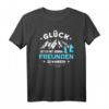 Wandern Freunde Glück Freundschaft Shirt | Lustiges Geschenk für Wanderer, Naturliebhaber & Outdoor Freunde zum Geburtstag, Vatertag & Weihnachten