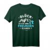 Wandern Freunde Glück Freundschaft Shirt | Lustiges Geschenk für Wanderer, Naturliebhaber & Outdoor Freunde zum Geburtstag, Vatertag & Weihnachten