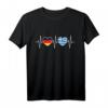 Deutschland und Griechenland Fahne T-Shirt - Doppelte Staatsbürgerschaft, Urlaubs- und Stadttripp-Outfit für Griechenland- und Deutschland-Liebhaber
