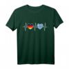 Deutschland und Griechenland Fahne T-Shirt - Doppelte Staatsbürgerschaft, Urlaubs- und Stadttripp-Outfit für Griechenland- und Deutschland-Liebhaber