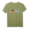 Deutschland und Griechenland Fahne T-Shirt - Doppelte Staatsbürgerschaft, Urlaubs- und Stadttripp-Outfit für Griechenland- und Deutschland-Liebhaber