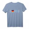 Deutschland und Griechenland Fahne T-Shirt - Doppelte Staatsbürgerschaft, Urlaubs- und Stadttripp-Outfit für Griechenland- und Deutschland-Liebhaber