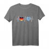 Deutschland und Griechenland Fahne T-Shirt - Doppelte Staatsbürgerschaft, Urlaubs- und Stadttripp-Outfit für Griechenland- und Deutschland-Liebhaber