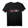 Deutschland und Kroatien Flaggen T-Shirt - Für doppelte Staatsbürgerschaft, Urlaub & Integration in Kroatien