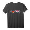 Deutschland und Kroatien Flaggen T-Shirt - Für doppelte Staatsbürgerschaft, Urlaub & Integration in Kroatien