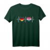 Deutschland und Kroatien Flaggen T-Shirt - Für doppelte Staatsbürgerschaft, Urlaub & Integration in Kroatien