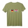 Deutschland und Kroatien Flaggen T-Shirt - Für doppelte Staatsbürgerschaft, Urlaub & Integration in Kroatien