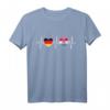 Deutschland und Kroatien Flaggen T-Shirt - Für doppelte Staatsbürgerschaft, Urlaub & Integration in Kroatien