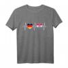 Deutschland und Kroatien Flaggen T-Shirt - Für doppelte Staatsbürgerschaft, Urlaub & Integration in Kroatien