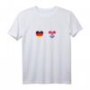 Deutschland und Kroatien Flaggen T-Shirt - Für doppelte Staatsbürgerschaft, Urlaub & Integration in Kroatien