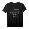 11. Gebot - Geh mir nicht auf den Sack T-Shirt Geschenk für Männer, Väter, Freunde - Lustiges Spruch T-Shirt für Geburtstag, Vatertag, Party und Alltag