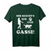 HapMonkey T-Shirt - Mir Reichts Ich Geh Gassi für Hundetrainer, Hundeliebhaber & Hundehalter mit Rasse