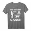 HapMonkey T-Shirt - Mir Reichts Ich Geh Gassi für Hundetrainer, Hundeliebhaber & Hundehalter mit Rasse