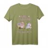 Kinder Little Camping Queen T-Shirt mit Einhorn, Meerjungfrau & Zauberstab – Magisches Mädchen T-Shirt für Geburtstag, Ostern & Sommerurlaub