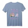 Kinder Little Camping Queen T-Shirt mit Einhorn, Meerjungfrau & Zauberstab – Magisches Mädchen T-Shirt für Geburtstag, Ostern & Sommerurlaub