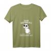 Damen & Herren Katzen T-Shirt mit Spruch »Geh mir aus dem Weg du unnötiger Sozialkontakt« – Lustiges Geschenk für Freunde & Familie