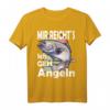 Angler T-Shirt mit Spruch 'Mir reichts ich geh angeln' – Lustiges Angeloutfit für Hobby- und Sportangler