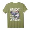 Angler T-Shirt mit Spruch 'Mir reichts ich geh angeln' – Lustiges Angeloutfit für Hobby- und Sportangler