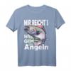 Angler T-Shirt mit Spruch 'Mir reichts ich geh angeln' – Lustiges Angeloutfit für Hobby- und Sportangler