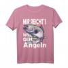 Angler T-Shirt mit Spruch 'Mir reichts ich geh angeln' – Lustiges Angeloutfit für Hobby- und Sportangler