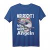 Angler T-Shirt mit Spruch 'Mir reichts ich geh angeln' – Lustiges Angeloutfit für Hobby- und Sportangler