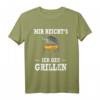 Mir Reicht's Ich Geh Grillen Spruch T-Shirt – Humorvolles BBQ-Design für Grillfans und Grillmeister, ideales Geschenk für Männer und Frauen