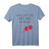 Willst du mit mir gehen - Lustiges Freundschaftsantrag T-Shirt als Geschenkidee für Freunde, Partner und besondere Anlässe