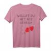 Willst du mit mir gehen - Lustiges Freundschaftsantrag T-Shirt als Geschenkidee für Freunde, Partner und besondere Anlässe