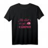 Damen CAMPEN T-Shirt mit V-Ausschnitt - Lustiges Camperin Geschenk für Outdoor- und Caravaning-Fans