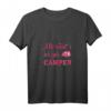 Damen CAMPEN T-Shirt mit V-Ausschnitt - Lustiges Camperin Geschenk für Outdoor- und Caravaning-Fans