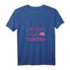 Damen CAMPEN T-Shirt mit V-Ausschnitt - Lustiges Camperin Geschenk für Outdoor- und Caravaning-Fans