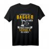 Geboren Um Bagger Zu Fahren Gezwungen Zur Schule Zu Gehen T-Shirt – Lustiges Bagger Motiv für Baggerfahrer, Bauarbeiter & Baggerliebhaber als Geschenk