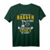 Geboren Um Bagger Zu Fahren Gezwungen Zur Schule Zu Gehen T-Shirt – Lustiges Bagger Motiv für Baggerfahrer, Bauarbeiter & Baggerliebhaber als Geschenk