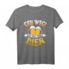 Geh Weg Du Bist Kein Bier T-Shirt - Lustiges Bier Spruch Outfit für Festivals, Partys & Malle