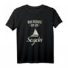 HapMonkey Segel T-Shirt - Perfektes Geschenk für begeisterte Segler, die Entspannung auf dem Segelboot lieben