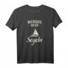 HapMonkey Segel T-Shirt - Perfektes Geschenk für begeisterte Segler, die Entspannung auf dem Segelboot lieben