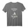 HapMonkey Segel T-Shirt - Perfektes Geschenk für begeisterte Segler, die Entspannung auf dem Segelboot lieben