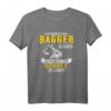 Geboren um Bagger zu fahren T-Shirt – Lustige Bau- und Baustellenbekleidung für Bauarbeiter, Baggerführer & Hochbauer
